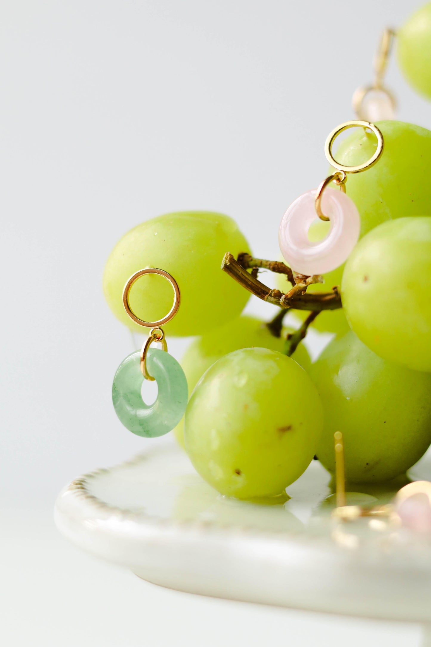 Halo Jade-ish Earrings